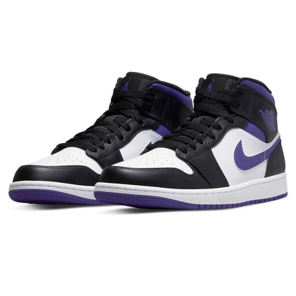 Air Jordan 1 Mid 'Dark Iris' — UK 3 | EU 35.5 | US 3.5 — Side View