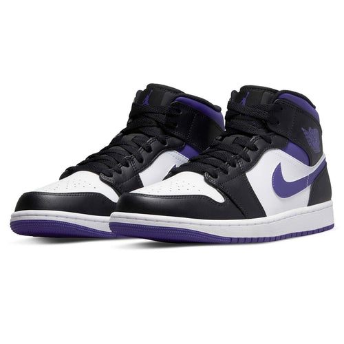 Air Jordan 1 Mid 'Dark Iris' — UK 3 | EU 35.5 | US 3.5 — Side View