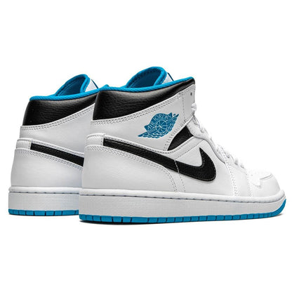 Air Jordan 1 Mid 'Laser Blue' — UK 3 | EU 35.5 | US 3.5 — Back View