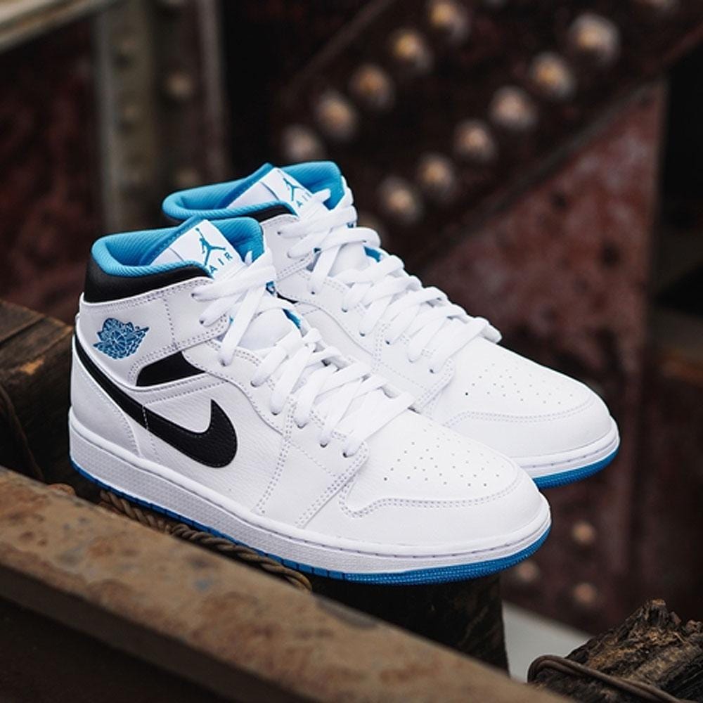Air Jordan 1 Mid 'Laser Blue' — UK 3 | EU 35.5 | US 3.5 — Alternate View 8