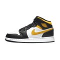 Air Jordan 1 Mid GS 'White Pollen Black' — UK 13.5 | EU 32 | US 1Y — Front View