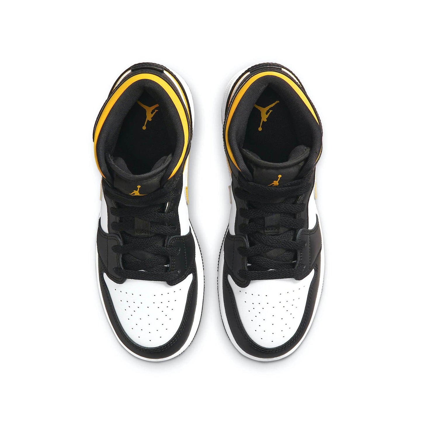 Air Jordan 1 Mid GS 'White Pollen Black' — UK 13.5 | EU 32 | US 1Y — Back View