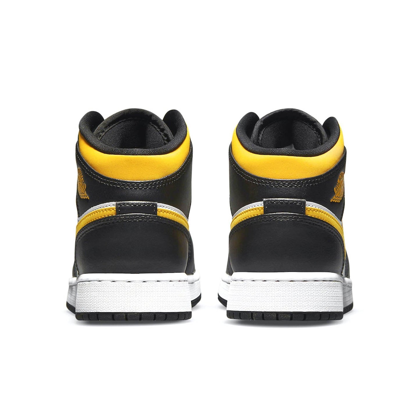 Air Jordan 1 Mid GS 'White Pollen Black' — UK 13.5 | EU 32 | US 1Y — Top View