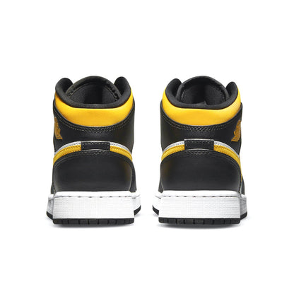 Air Jordan 1 Mid GS 'White Pollen Black' — UK 13.5 | EU 32 | US 1Y — Top View