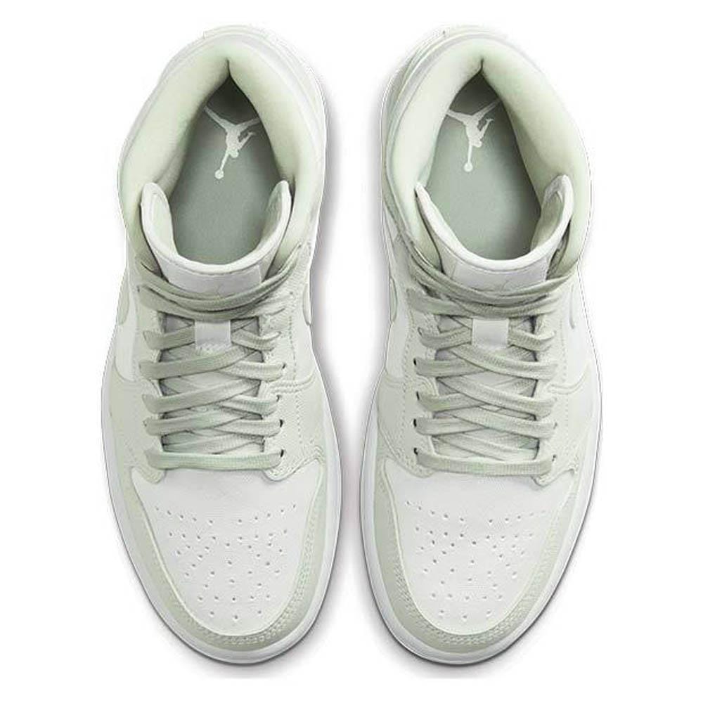 Air Jordan 1 Mid Spruce Aura (W) — UK 2.5 | EU 35.5 | US 5 — Top View