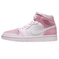 Air Jordan 1 WMNS Mid “Digital Pink” — UK 2.5 | EU 35.5 | US 5 — Front View