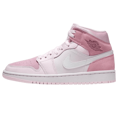 Air Jordan 1 WMNS Mid “Digital Pink” — UK 2.5 | EU 35.5 | US 5 — Front View