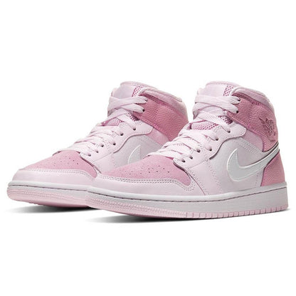 Air Jordan 1 WMNS Mid “Digital Pink” — UK 2.5 | EU 35.5 | US 5 — Side View