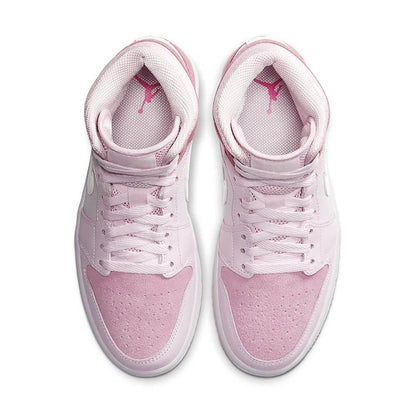 Air Jordan 1 WMNS Mid “Digital Pink” — UK 2.5 | EU 35.5 | US 5 — Back View