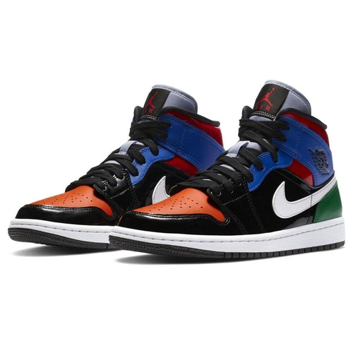 Air Jordan 1 Wmns Mid SE 'Multi Patent' — UK 2.5 | EU 35.5 | US 5 — Side View