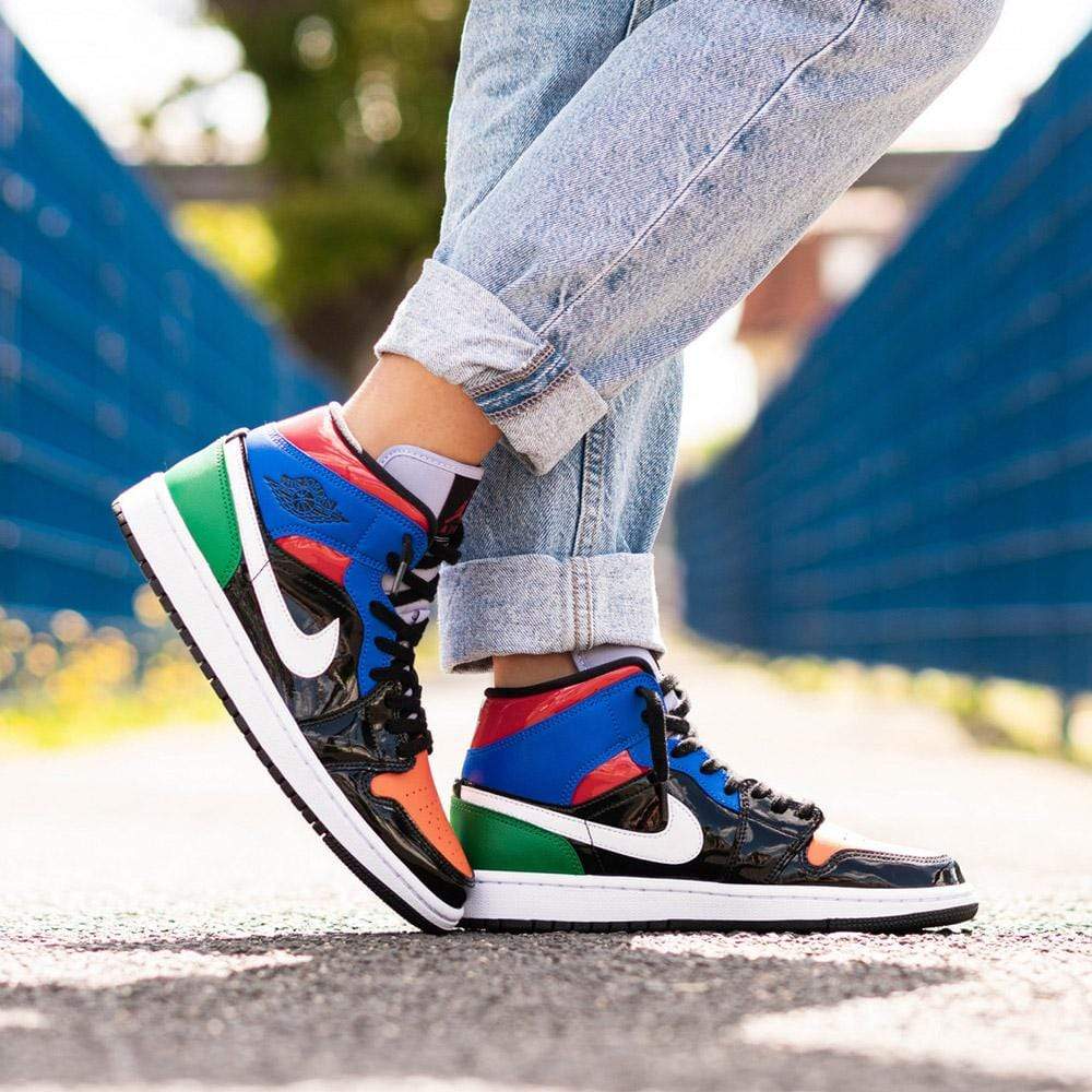 Air Jordan 1 Wmns Mid SE 'Multi Patent' — UK 2.5 | EU 35.5 | US 5 — Alternate View 8