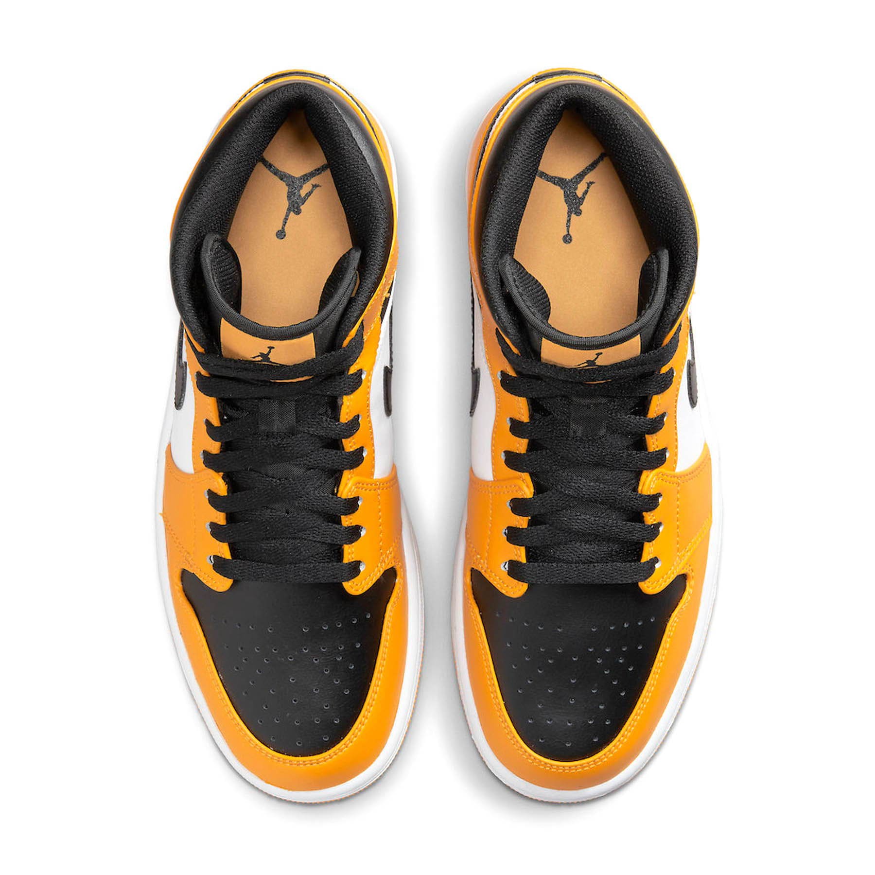 Air Jordan 1 Mid 'Reverse Yellow Toe' — UK 3 | EU 35.5 | US 3.5 — Back View