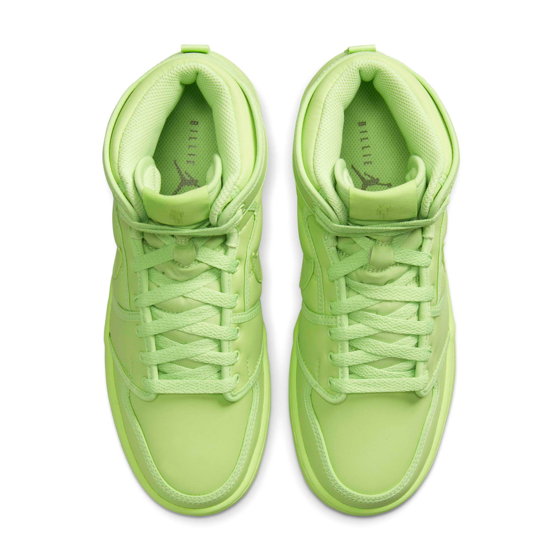 Billie Eilish x Air Jordan 1 Wmns KO 'Volt' — UK 2.5 | EU 35.5 | US 5 — Back View