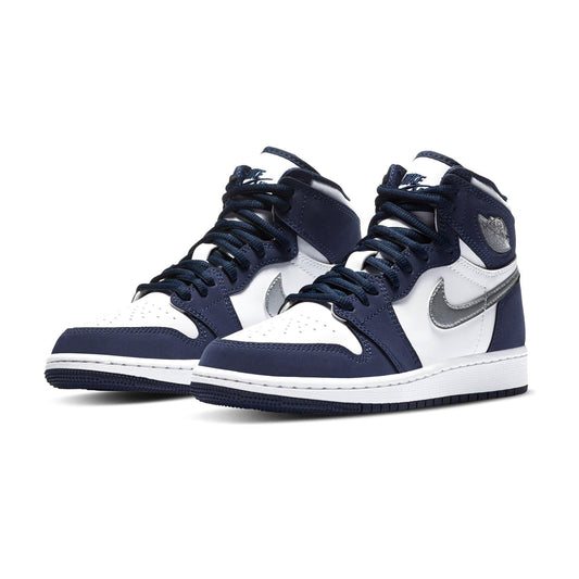 Air Jordan 1 Retro High co.JP GS 'Midnight Navy' 2020 — UK 13.5 | EU 32 | US 1Y — Side View