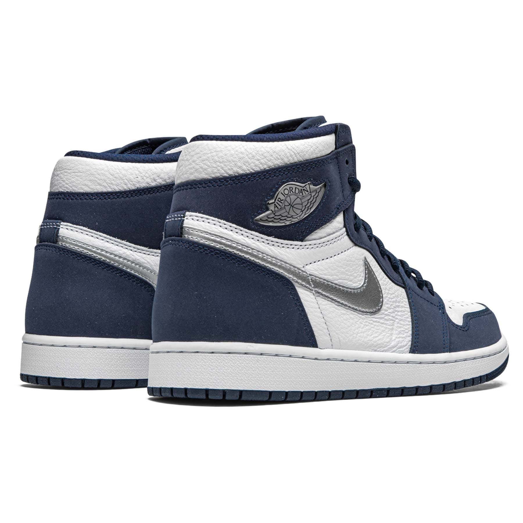 Air Jordan 1 Retro High co.JP 'Midnight Navy' 2020 — UK 3 | EU 35.5 | US 3.5 — Back View