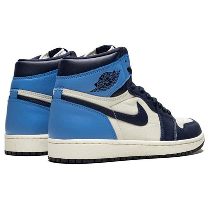 Air Jordan 1 Retro High OG 'Obsidian' UNC — UK 3 | EU 35.5 | US 3.5 — Back View