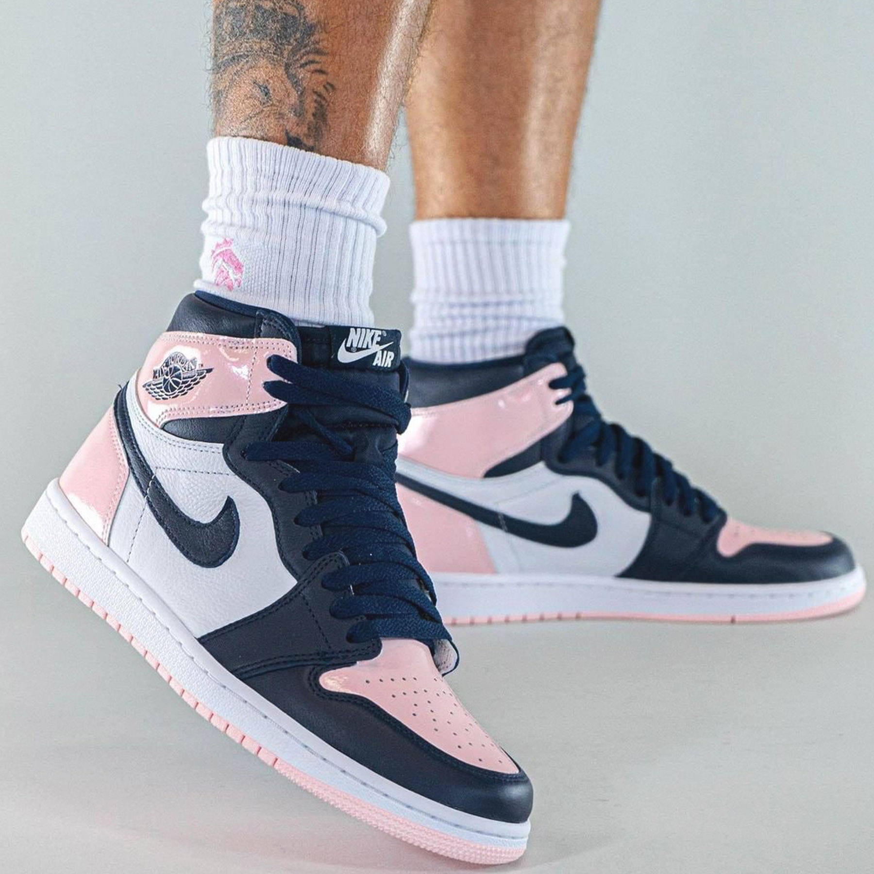 Air Jordan 1 Retro High Wmns OG SE 'Bubble Gum' — UK 2.5 | EU 35.5 | US 5 — Lifestyle View