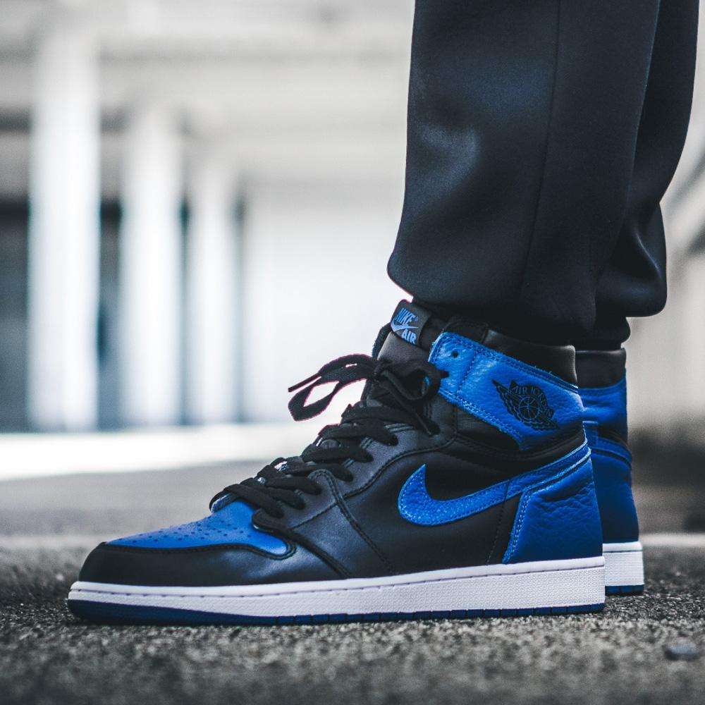 Air Jordan 1 Retro High OG Royal — UK 3 | EU 35.5 | US 3.5 — Lifestyle View