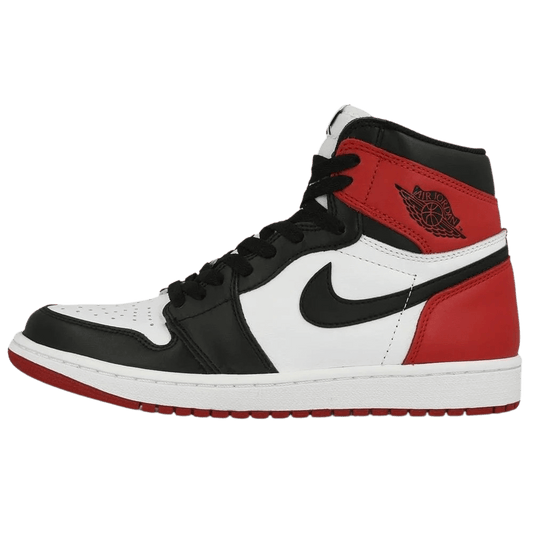 Air Jordan 1 Retro High OG Black Toe — UK 8.5 | EU 43 | US 9.5 — Front View
