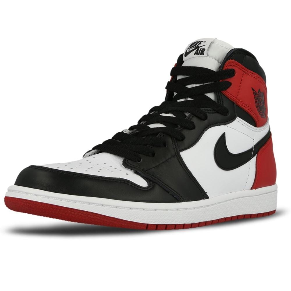 Air Jordan 1 Retro High OG Black Toe — UK 8.5 | EU 43 | US 9.5 — Side View
