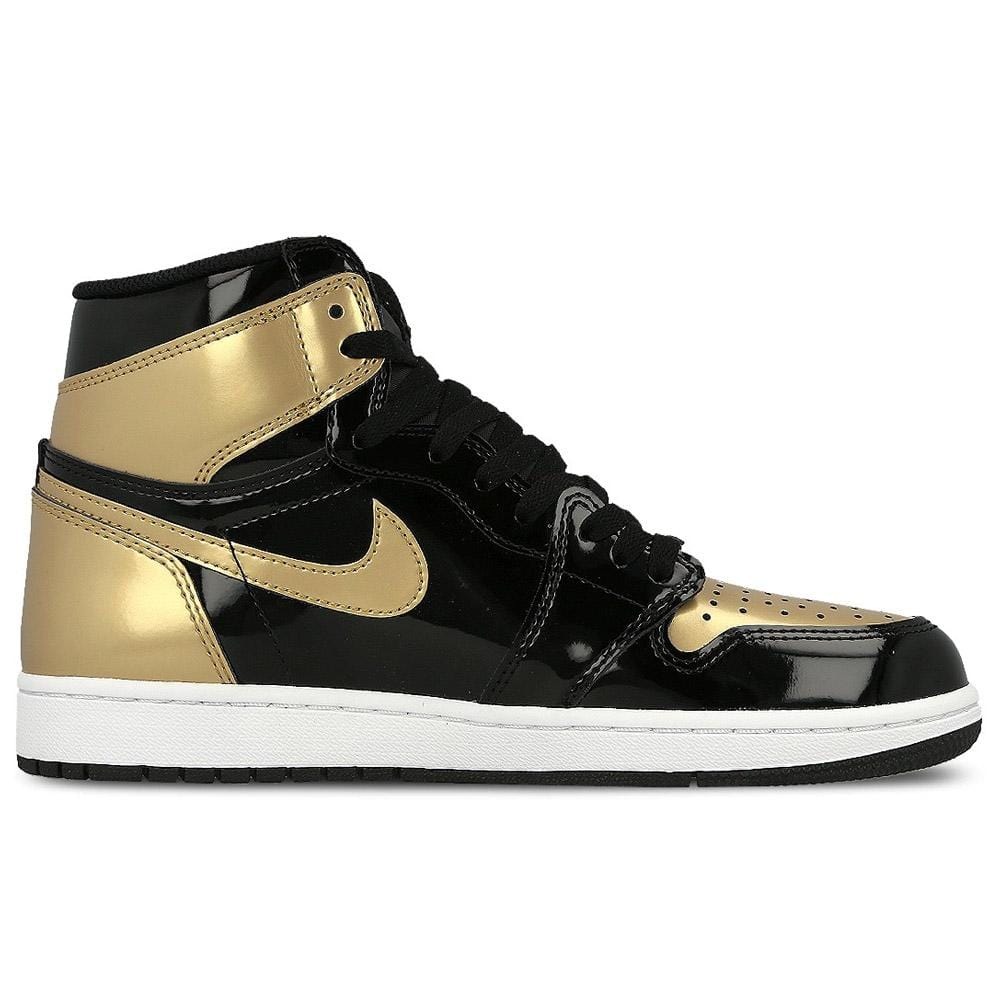 Air Jordan 1 Retro High OG NRG Gold Toe — UK 3 | EU 35.5 | US 3.5 — Back View