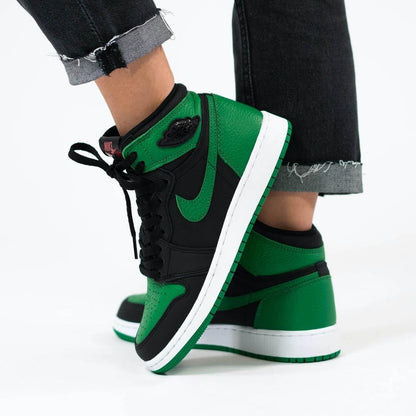Air Jordan 1 Retro High OG GS 'Pine Green 2.0' — UK 13.5 | EU 32 | US 1Y — Lifestyle View