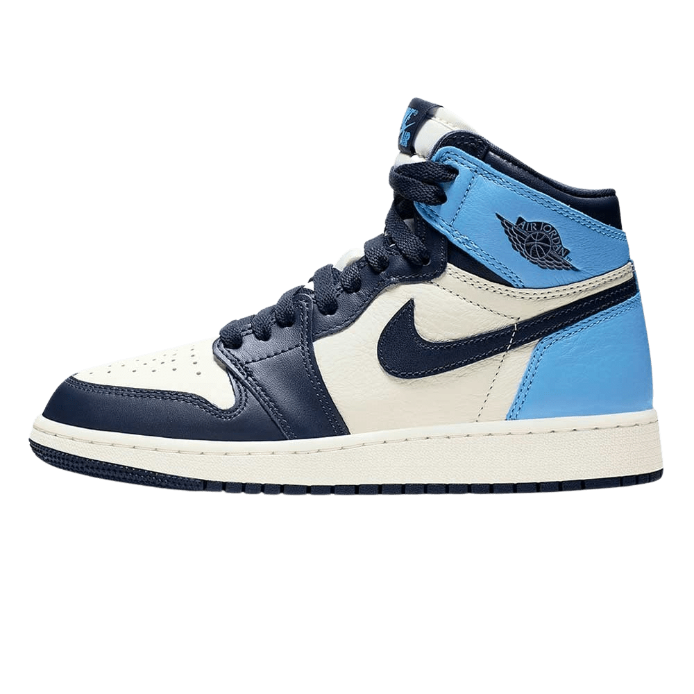 Air Jordan 1 Retro High OG GS 'Obsidian' — UK 13.5 | EU 32 | US 1Y — Front View