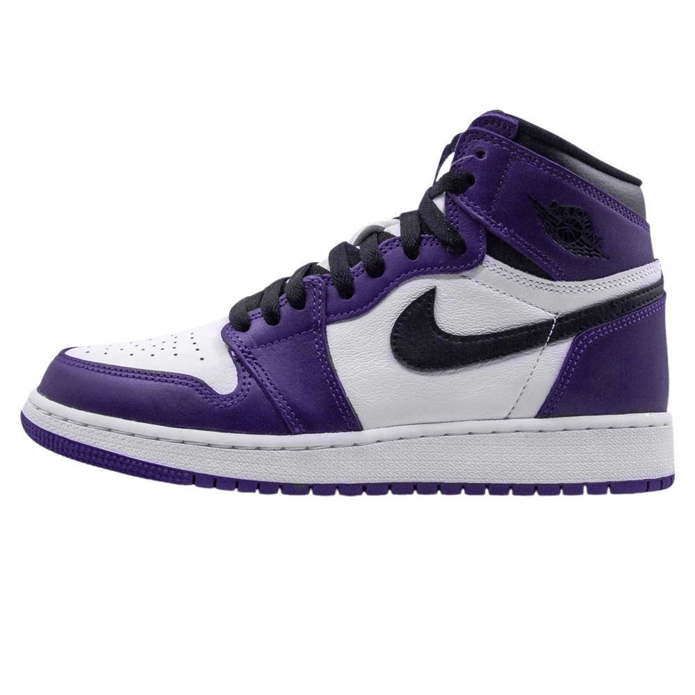 Air Jordan 1 Retro High OG GS 'Court Purple 2.0' — UK 13.5 | EU 32 | US 1Y — Front View