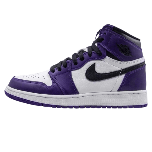 Air Jordan 1 Retro High OG GS 'Court Purple 2.0' — UK 13.5 | EU 32 | US 1Y — Front View