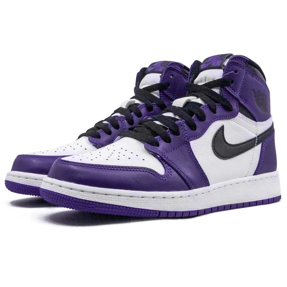 Air Jordan 1 Retro High OG GS 'Court Purple 2.0' — UK 13.5 | EU 32 | US 1Y — Side View