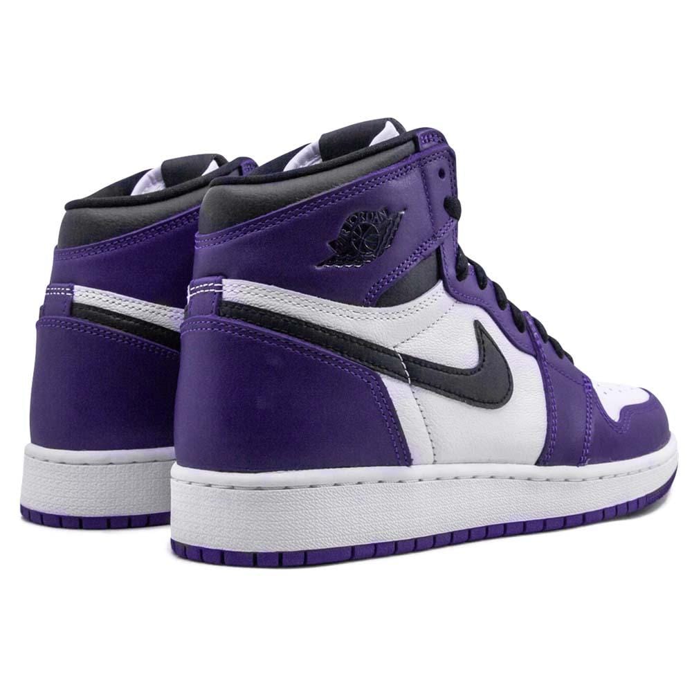 Air Jordan 1 Retro High OG GS 'Court Purple 2.0' — UK 13.5 | EU 32 | US 1Y — Back View
