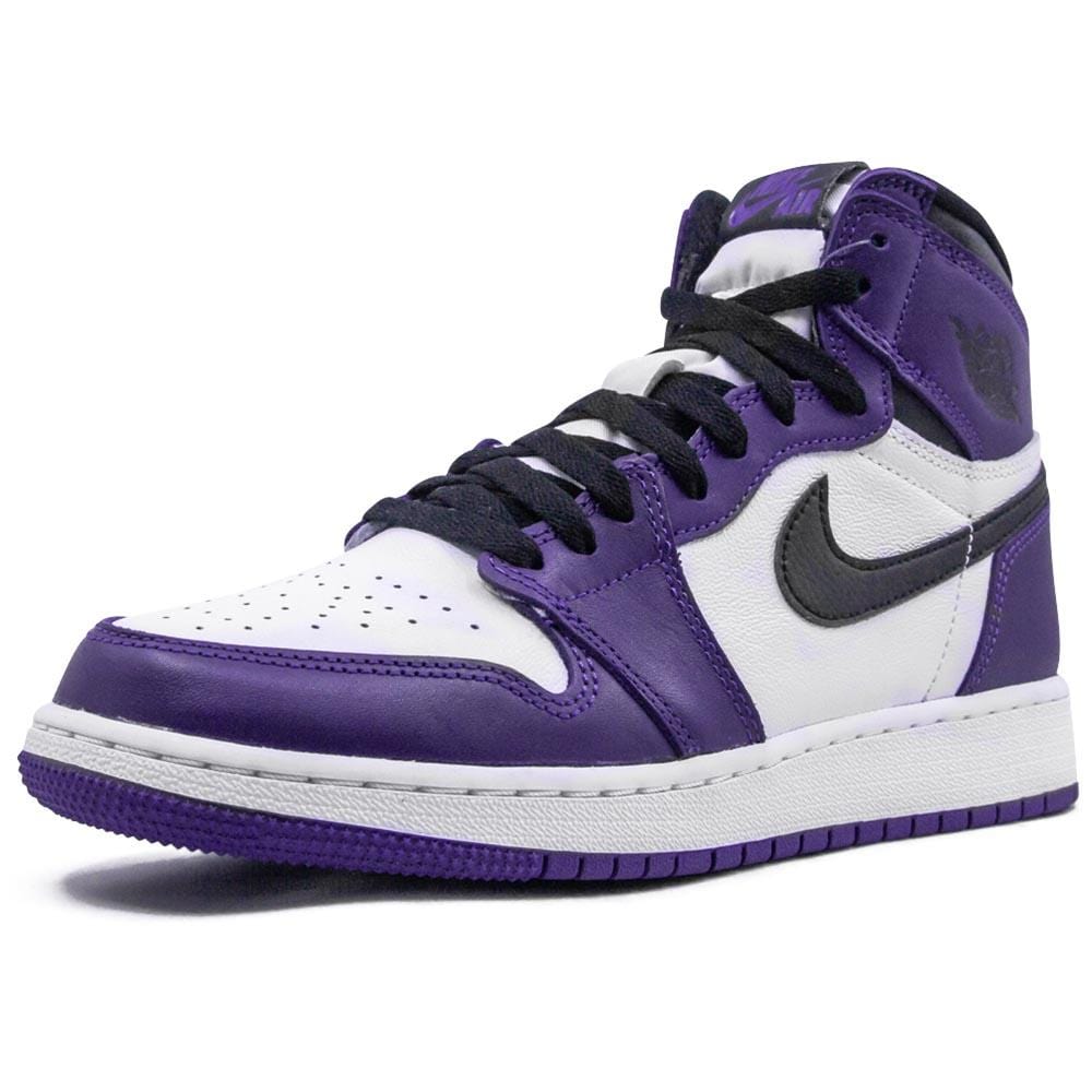 Air Jordan 1 Retro High OG GS 'Court Purple 2.0' — UK 13.5 | EU 32 | US 1Y — Top View