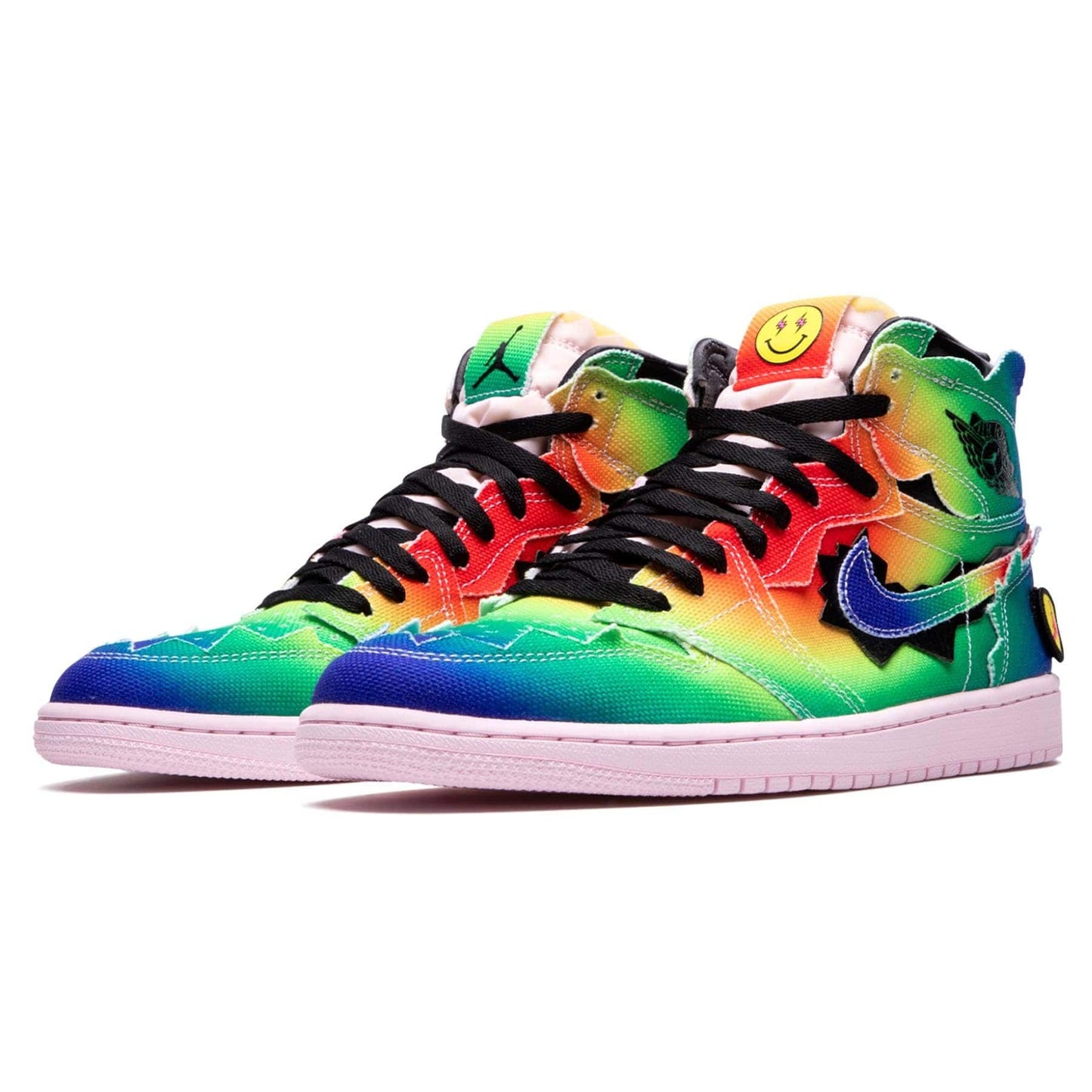 J. Balvin x Air Jordan 1 Retro OG High 'Colores Y Vibras' — UK 3 | EU 35.5 | US 3.5 — Side View