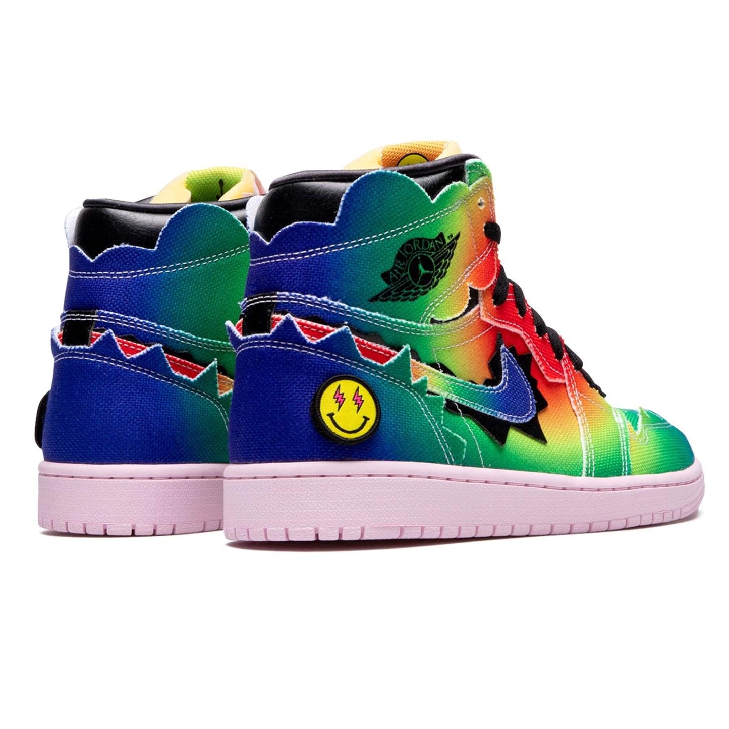 J. Balvin x Air Jordan 1 Retro OG High 'Colores Y Vibras' — UK 3 | EU 35.5 | US 3.5 — Back View