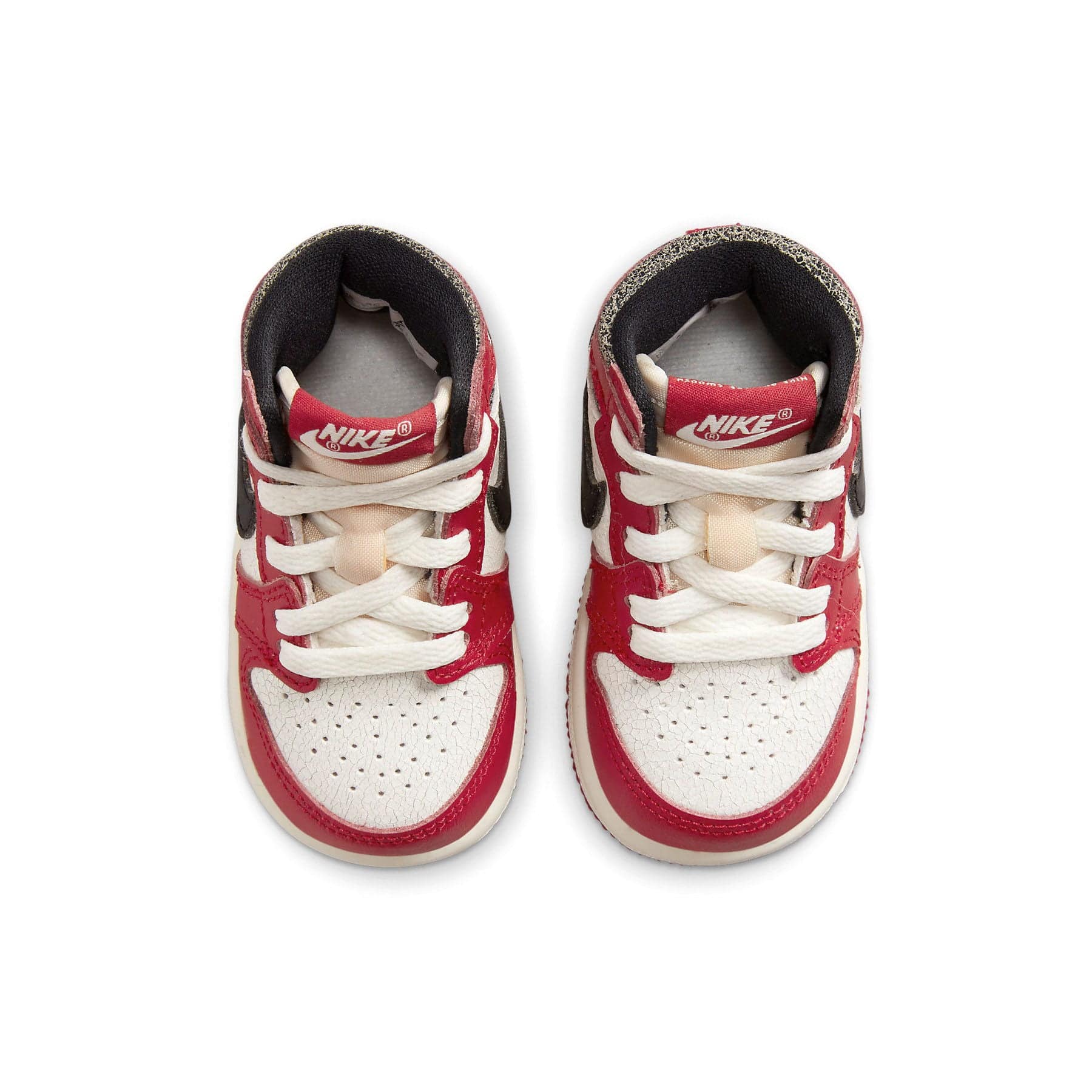Air Jordan 1 Retro High OG TD 'Chicago Lost & Found' — UK 0C | EU 15 | US 0C — Top View