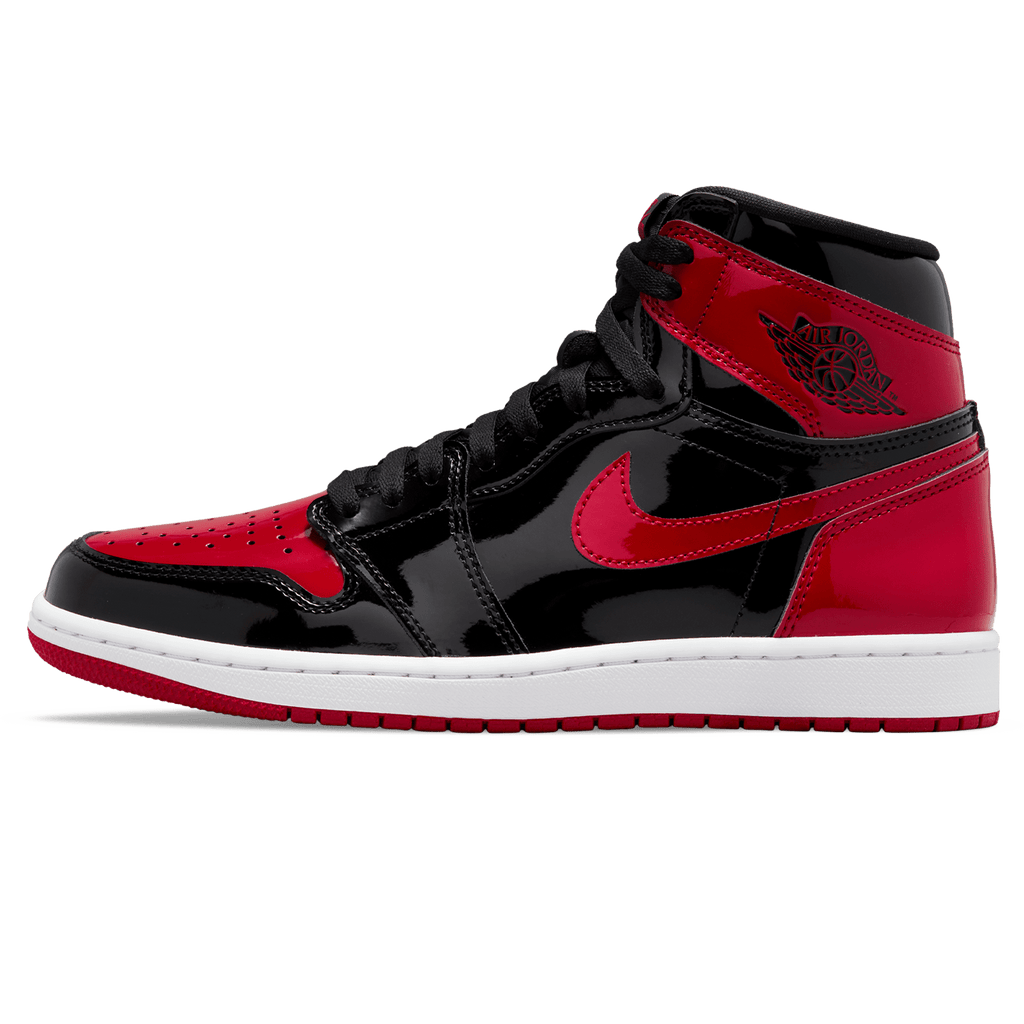Air Jordan 1 Retro High OG 'Patent Bred' — UK 3 | EU 35.5 | US 3.5 — Front View