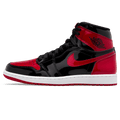 Air Jordan 1 Retro High OG 'Patent Bred' — UK 3 | EU 35.5 | US 3.5 — Front View