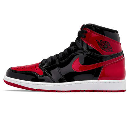 Air Jordan 1 Retro High OG 'Patent Bred' — UK 3 | EU 35.5 | US 3.5 — Front View