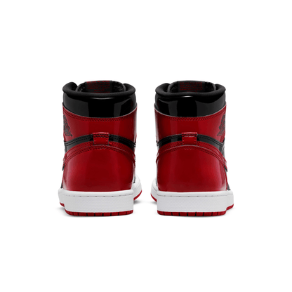 Air Jordan 1 Retro High OG 'Patent Bred' — UK 3 | EU 35.5 | US 3.5 — Top View