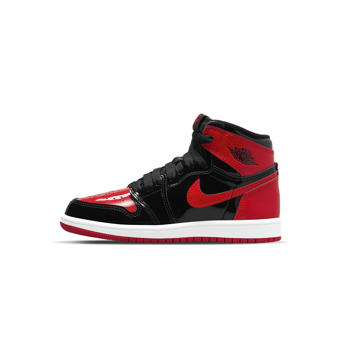 Air Jordan 1 Retro High OG PS 'Patent Bred' — UK 10C | EU 27.5 | US 10.5C — Front View