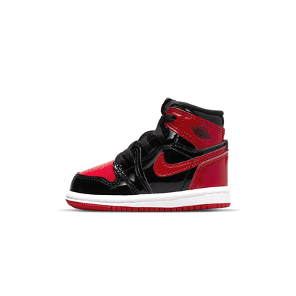 Air Jordan 1 Retro High OG TD 'Patent Bred' — UK 0C | EU 15 | US 0C — Front View