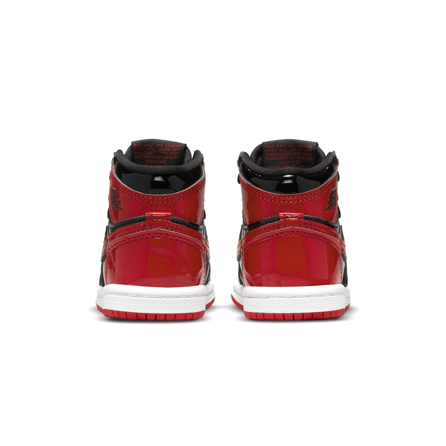 Air Jordan 1 Retro High OG TD 'Patent Bred' — UK 0C | EU 15 | US 0C — Top View