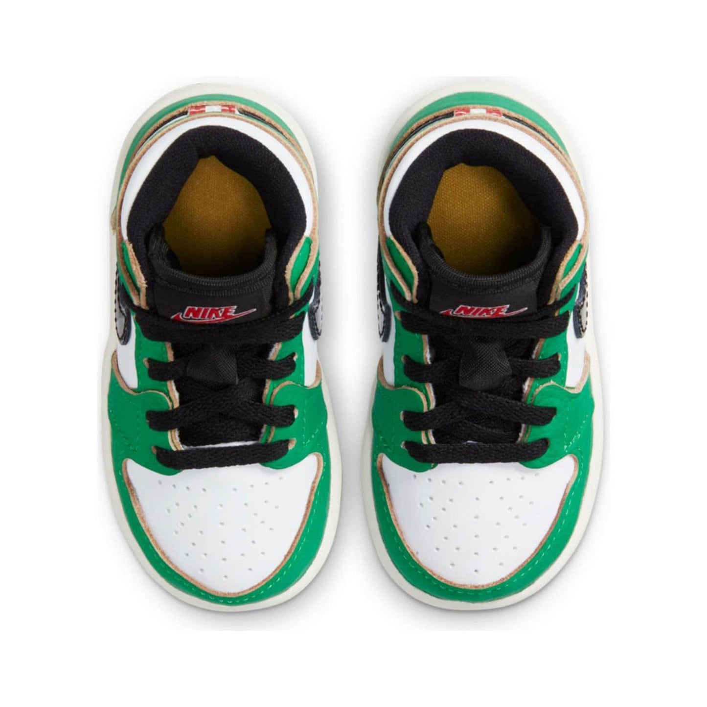 Air Jordan 1 Retro High OG TD 'Lucky Green' — UK 0C | EU 15 | US 0C — Back View