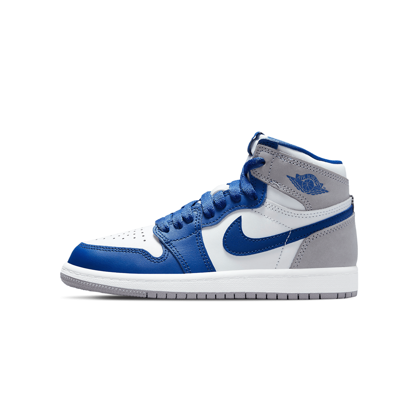 Air Jordan 1 Retro High OG PS 'True Blue' — UK 10C | EU 27.5 | US 10.5C — Front View
