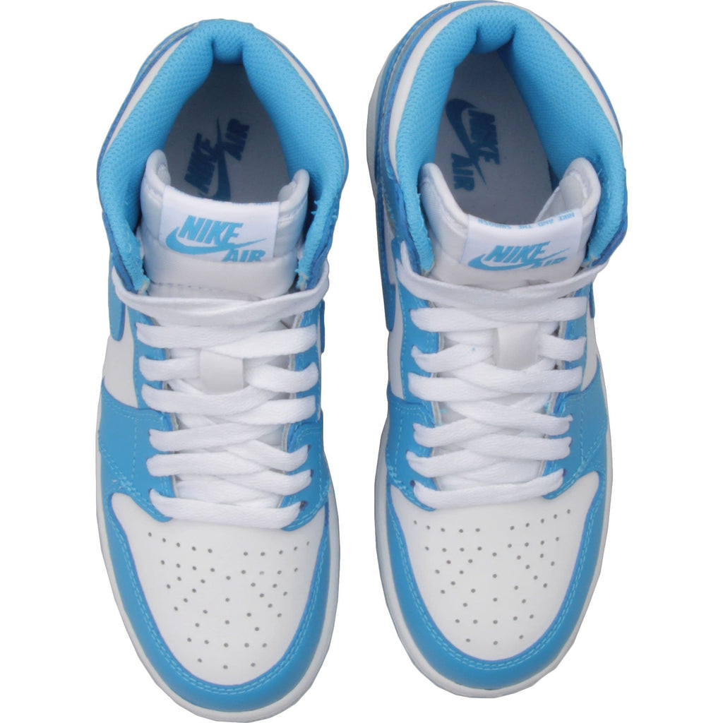 Air Jordan 1 Retro High OG Grade School (White-Powder Blue) — UK 13.5 | EU 32 | US 1Y — Lifestyle View