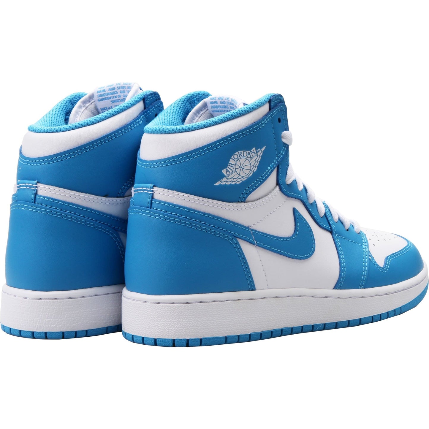 Air Jordan 1 Retro High OG Grade School (White-Powder Blue) — UK 13.5 | EU 32 | US 1Y — Side View