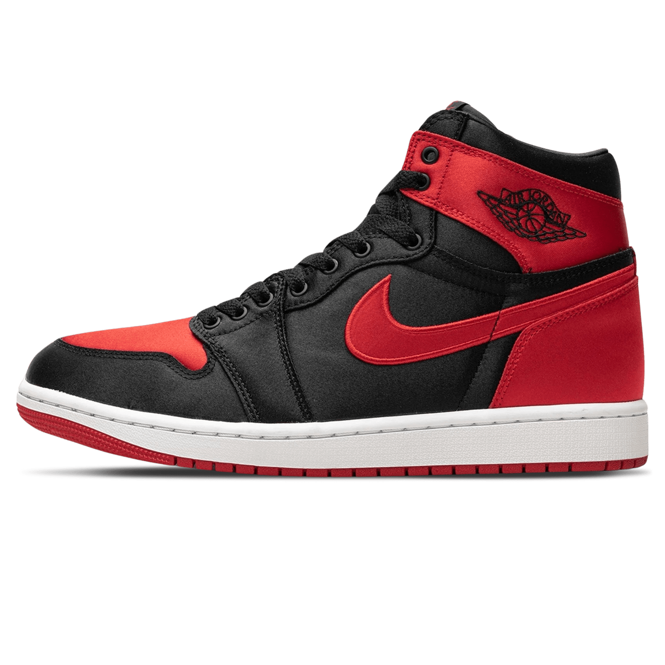 Air Jordan 1 Retro High OG Wmns 'Satin Bred' 2023 — UK 2.5 | EU 35.5 | US 5 — Front View
