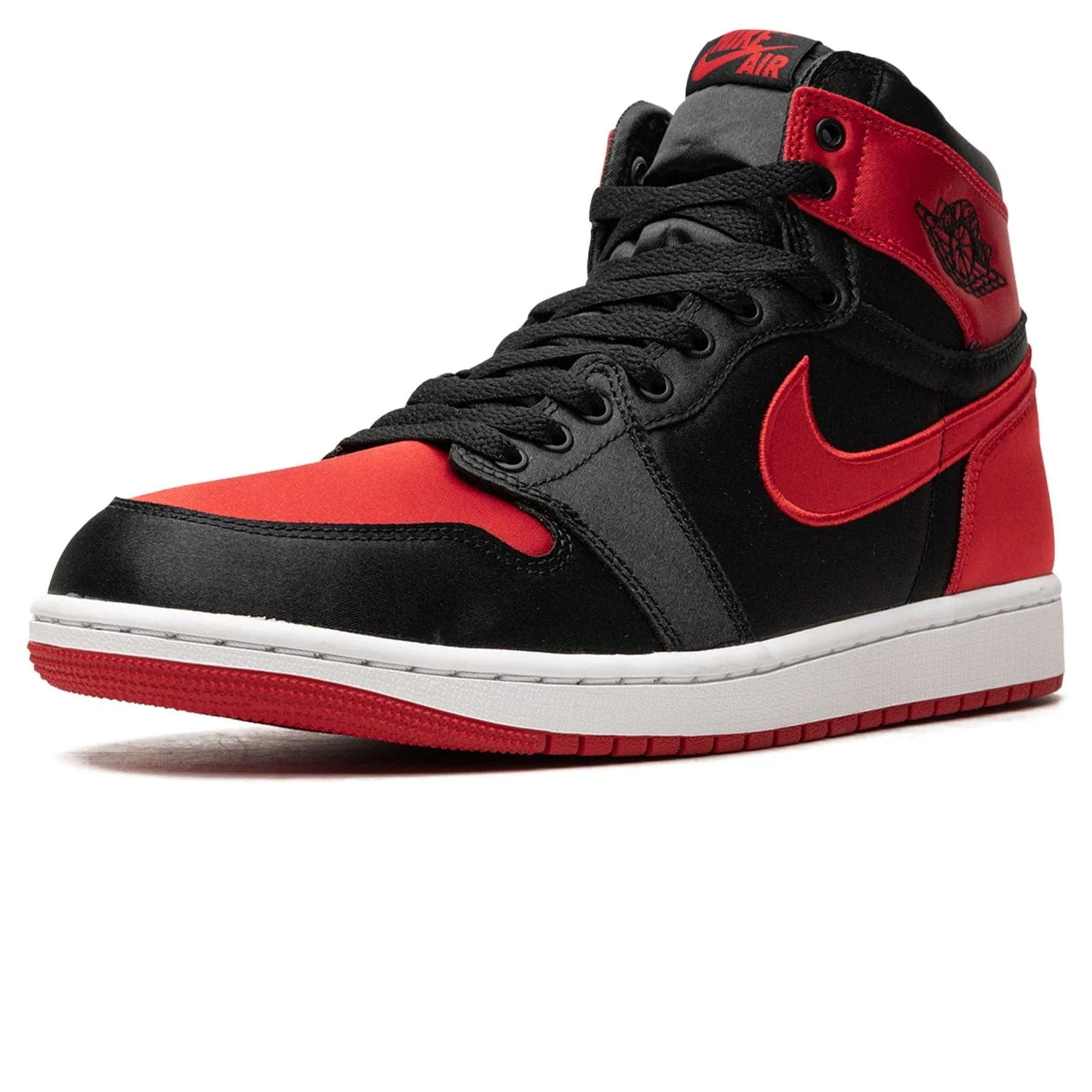 Air Jordan 1 Retro High OG Wmns 'Satin Bred' 2023 — UK 2.5 | EU 35.5 | US 5 — Top View