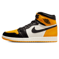Air Jordan 1 Retro High OG 'Yellow Toe' — UK 3 | EU 35.5 | US 3.5 — Front View