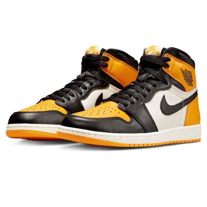 Air Jordan 1 Retro High OG 'Yellow Toe' — UK 3 | EU 35.5 | US 3.5 — Top View